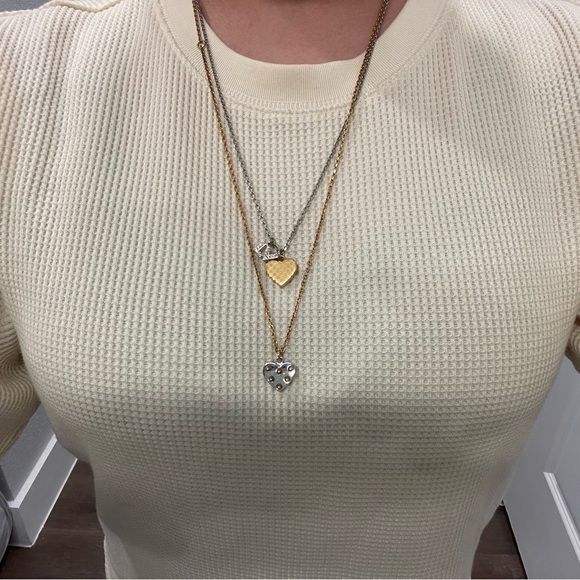 Louis Vuitton Swarovski Crystal Tiered Spiky Valentine Necklace - Picture 5 of 9